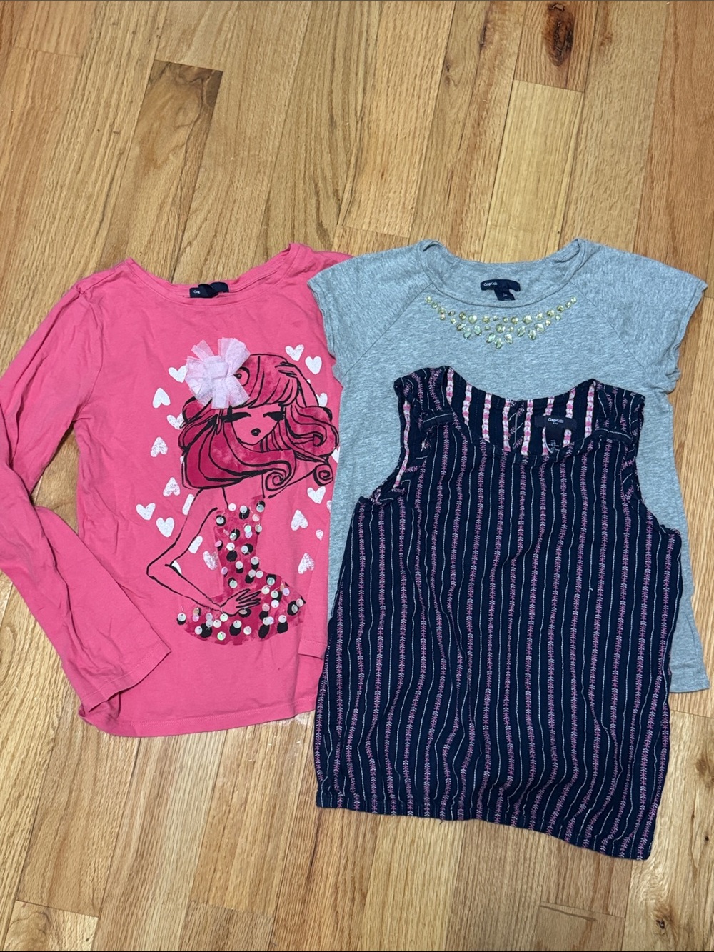 GAP Kids 3 top bundle girls large 10